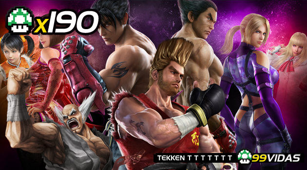 99Vidas 190 - Tekken 1, 2, 3, Tag Tournament, 4, 5 e 6 - 99Vidas Podcast